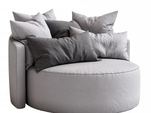 gem&uuml;tlicher Sessel von Papadatos 3D Modell