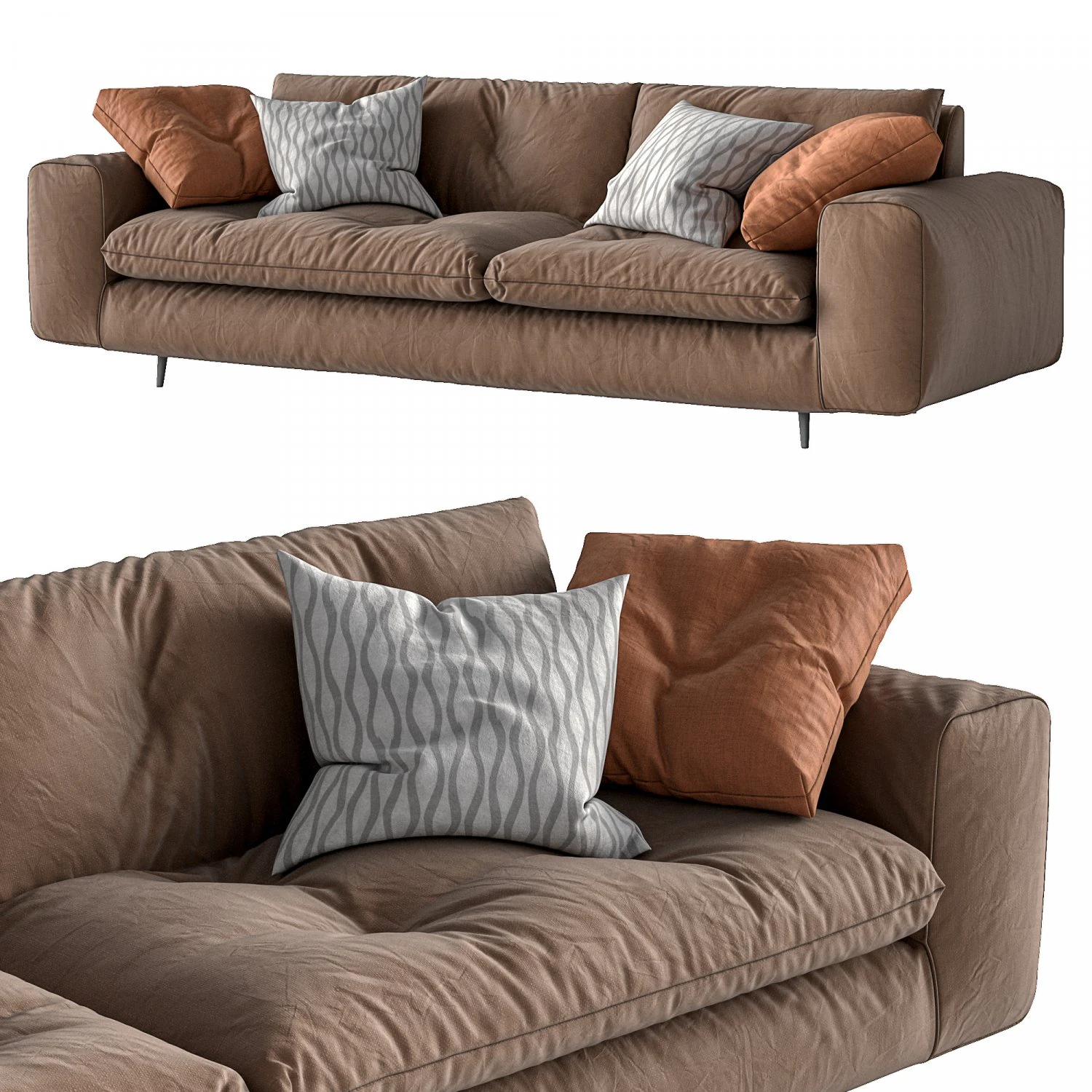 bonaldo sofa avarit 3D Model .c4d .max .obj .3ds .fbx .stl .blend 