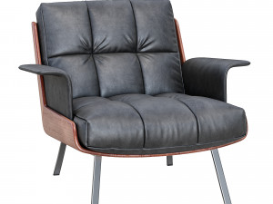 daiki leather armchair 3Dモデル
