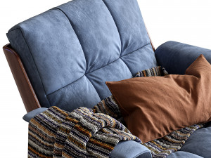 daiki fabric armchair 3D Модель