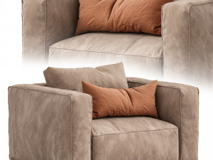 poliform armchair shangai 3D Модель