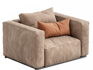 poliform armchair shangai 3D Модель
