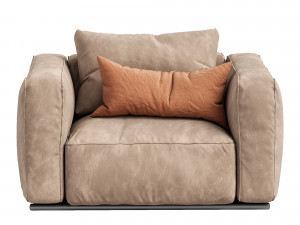 poliform armchair shangai 3D Модель