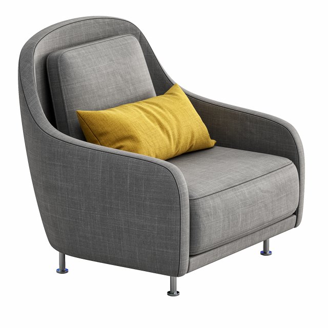 armchair audrey 3Dモデル .c4d .max .obj .3ds .fbx .stl .blend 