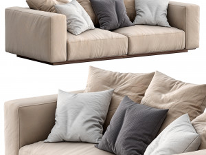 flexform sofa grandemare Modelo 3D