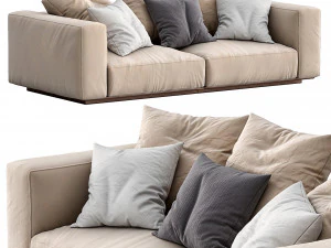 flexform sofa grandemare 3D Model