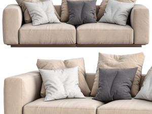 flexform sofa grandemare 3D Model