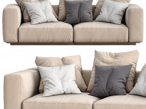 flexform sofa grandemare 3D Model