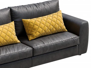 leather sofa alameda9 1 3D Model