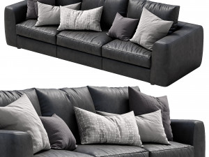 leather sofa alameda9 2 3D 模型