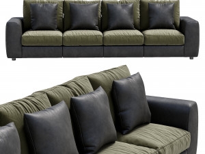leather sofa alameda9 3 Modello 3D