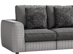 leather sofa alameda9 3 Modello 3D