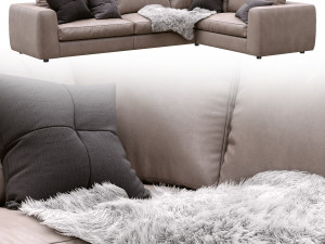 leather sofa alameda9 7 Modelo 3D