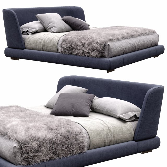 reeves bed Model 3D .c4d .max .obj .3ds .fbx .stl .blend 