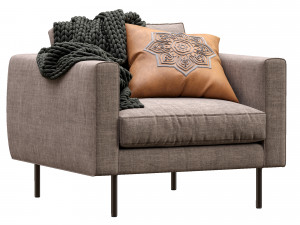 boutique armchair by moooi Modello 3D
