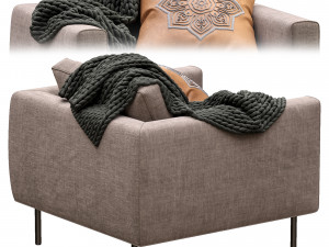 boutique armchair by moooi Modello 3D