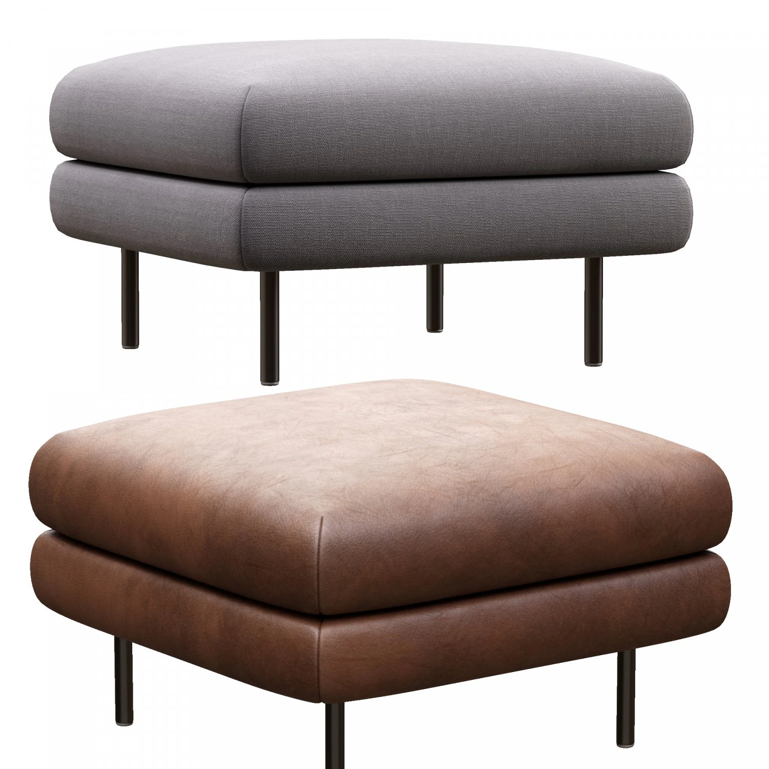 boutique pouf by moooi 3D Model .c4d .max .obj .3ds .fbx .stl .blend 