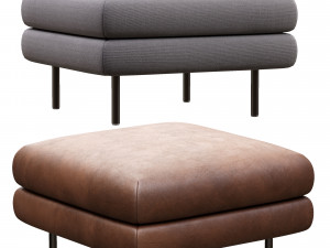 boutique pouf by moooi Model 3D