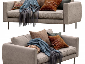 boutique sofa by moooi Model 3D