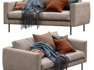 boutique sofa by moooi 3D Model
