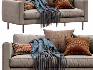 boutique sofa by moooi Model 3D