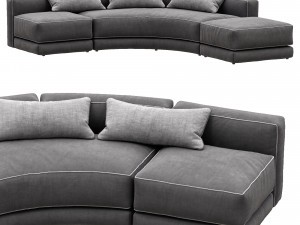 lewis curved by montauksofa 3D 모델