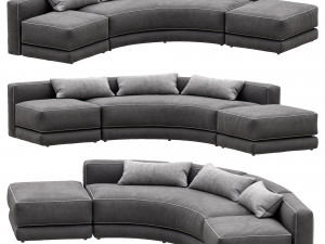 lewis curved by montauksofa 3D 모델