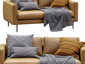 boutique leather sofa by moooi 3D Model