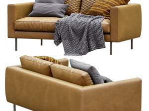 boutique leather sofa by moooi Modelo 3D