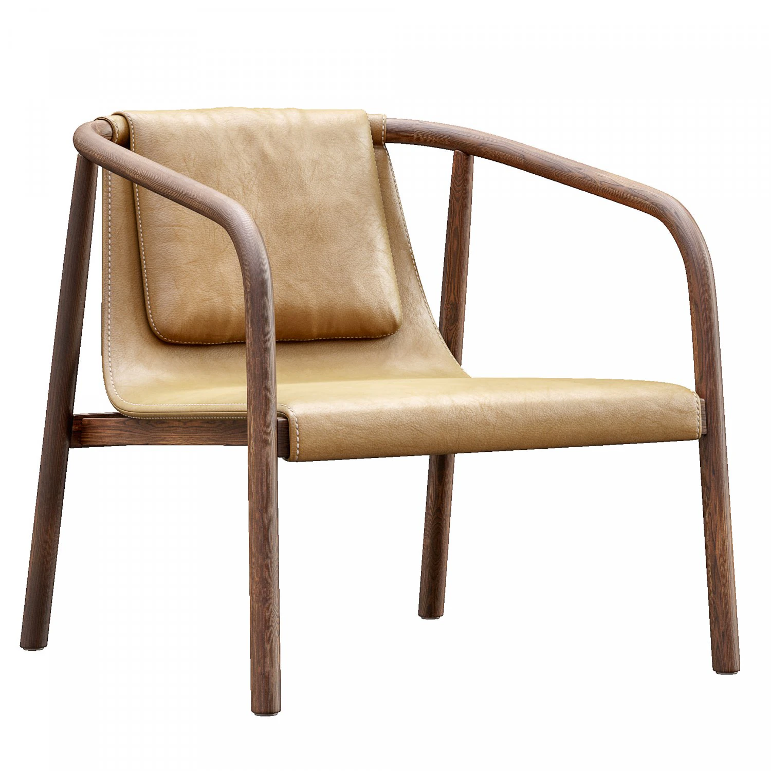 bernhardt oslo lounge chair 3D Model .c4d .max .obj .3ds .fbx .stl .blend