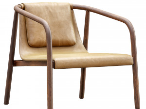 bernhardt oslo lounge chair Model 3D