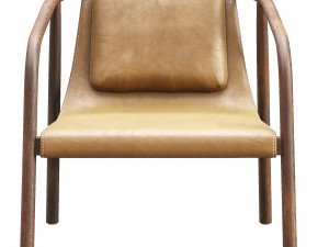 bernhardt oslo lounge chair Model 3D