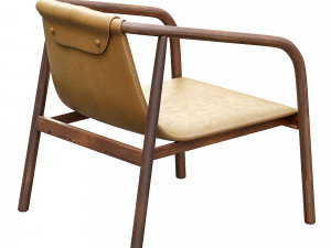 bernhardt oslo lounge chair Model 3D