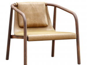 bernhardt oslo lounge chair Model 3D