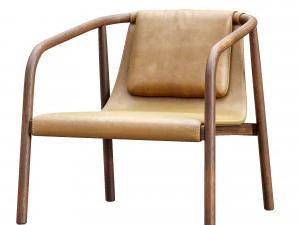 bernhardt oslo lounge chair 3D Model