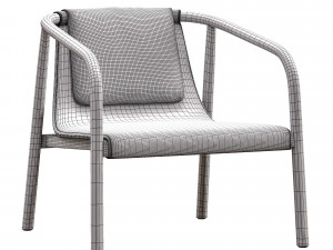 bernhardt oslo lounge chair Model 3D