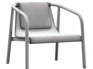 bernhardt oslo lounge chair 3D Model