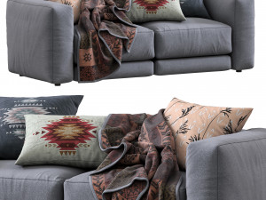 sofa lewis by montauksofa 3D Model