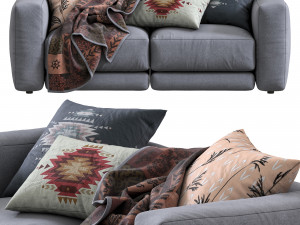 sofa lewis by montauksofa 3D Model