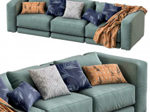 sof&aacute; lewis por montauksofa Modelo 3D