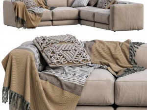 sofa lewis by montauksofa 3D Model