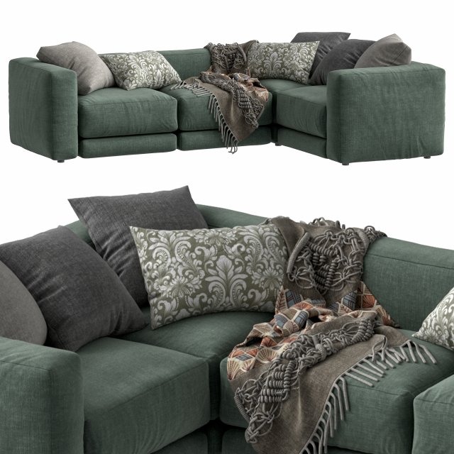 sofa lewis by montauksofa Modèle 3D .c4d .max .obj .3ds .fbx .stl .blend 