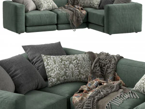 sofa lewis by montauksofa 3D Model