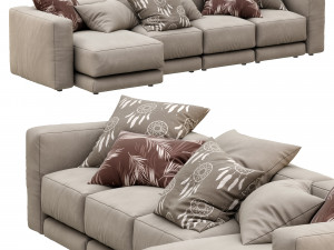 sofa lewis by montauksofa 3D 模型