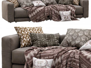 sofa lewis by montauksofa 3D Model