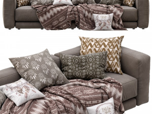 sofa lewis by montauksofa 3D Model