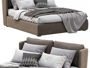 meridiani bed kira 3D Model