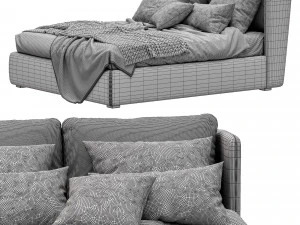meridiani bed kira 3D Model