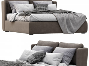 meridiani bed kira 3Dモデル