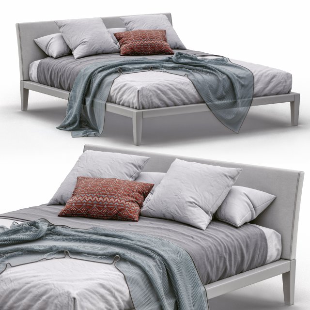 meridiani bed port Modèle 3D .c4d .max .obj .3ds .fbx .stl .blend 